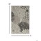 Homeroots 7 x 10 ft. Silver & Gray Indoor & Outdoor Area Rug 384706 - alternate 4